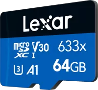 Photo de Micro SD Lexar 633x - 64Go