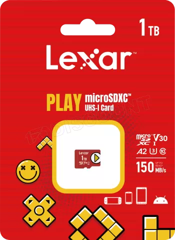 Photo de Carte mémoire Micro SD Lexar Play - 1To