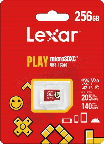 Photo de Carte mémoire Micro SD Lexar Play - 256Go