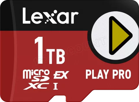Photo de Carte mémoire Micro SD Lexar Play Pro - 1To