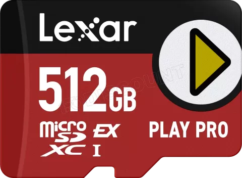 Photo de Carte mémoire Micro SD Lexar Play Pro - 512Go