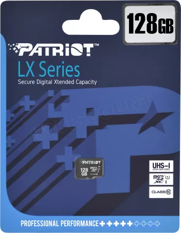 Photo de Carte mémoire Micro SD Patriot LX - 128Go