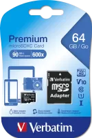 Photo de Micro SD Verbatim Premium - 64Go