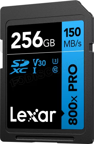 Photo de Carte mémoire SD Lexar 800x Pro - 128Go