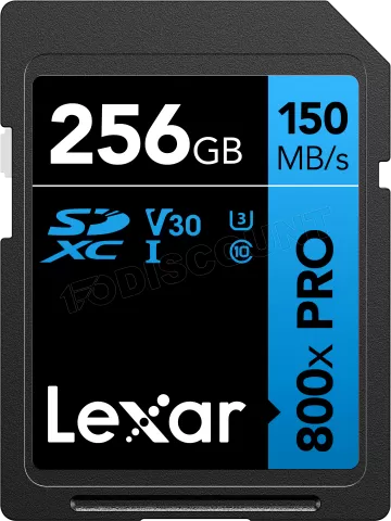 Photo de Carte mémoire SD Lexar 800x Pro - 128Go
