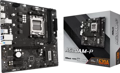 Photo de Carte Mère ASRock A620AM-P (AM5) Micro ATX