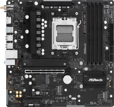 Photo de Carte Mère ASRock A620AM Pro-A WiFi (AM5) Micro ATX