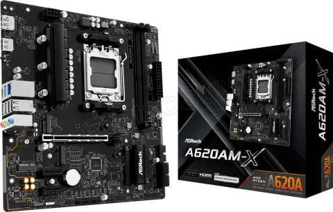 Photo de Carte Mère ASRock A620AM-X (AM5) Micro ATX