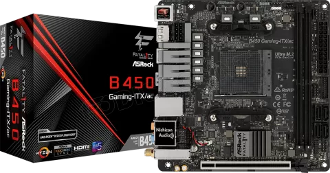 Photo de Carte Mère ASRock B450 Gaming-ITX/AC (AM4) Mini-ITX