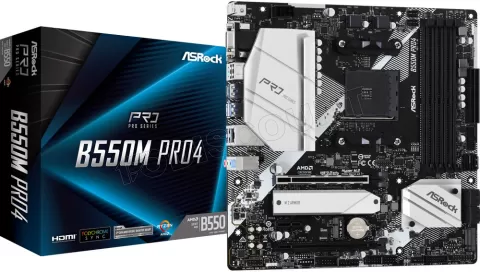 Photo de Carte Mère ASRock B550M Pro4 (AM4) Micro ATX