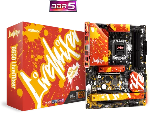 Photo de Carte Mère ASRock B650 LiveMixer (AM5)