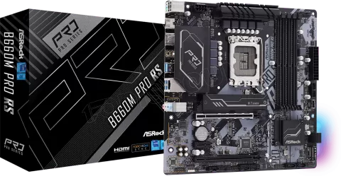 Photo de Carte Mère ASRock B660M Pro RS (Intel LGA 1700) Micro ATX