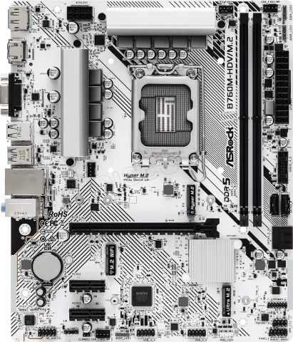 Photo de Carte Mère ASRock B760M-HDV/M.2 DDR5 (Intel LGA 1700) Micro ATX