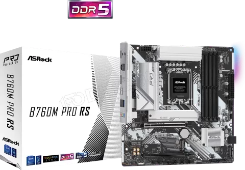 Photo de Carte Mère ASRock B760M Pro RS DDR5 (Intel LGA 1700) Micro ATX