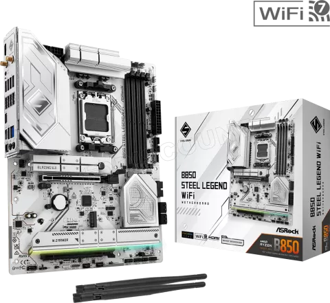 Photo de Carte Mère ASRock B850 Steel Legend WiFi (AMD AM5)