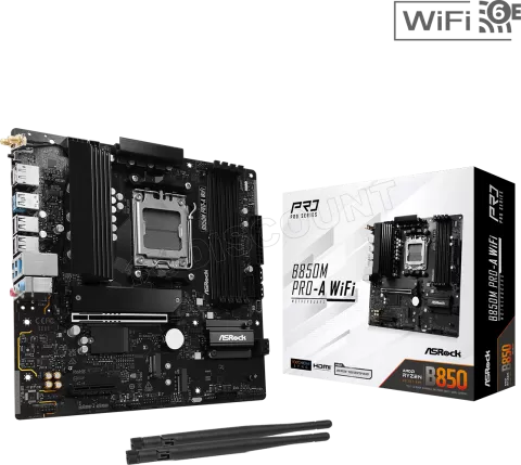 Photo de Carte Mère ASRock B850M Pro-A WiFi (AMD AM5) Micro ATX