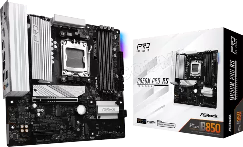 Photo de Carte Mère ASRock B850M Pro Race Sport (AMD AM5) Micro ATX