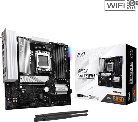 Photo de Carte Mère ASRock B850M Pro Race Sport WiFi (AMD AM5) Micro ATX