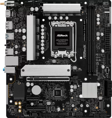Photo de Carte Mère ASRock B860M-X Gen5 WiFi (Intel LGA 1851) Micro ATX