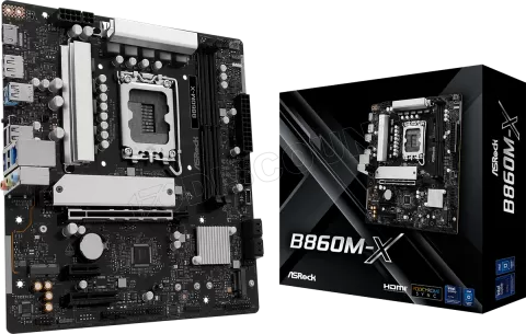 Photo de Carte Mère ASRock B860M-X (Intel LGA 1851) Micro ATX