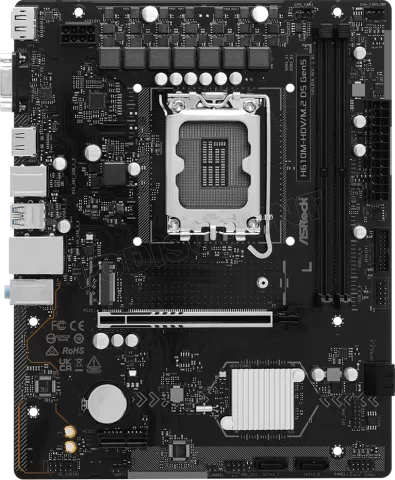 Photo de Carte Mère ASRock H610M-HDV/M.2 D5 Gen5 (Intel LGA 1700) Micro ATX