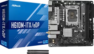 Photo de Carte Mère ASRock H610M-ITX/eDP