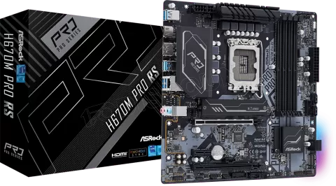 Photo de Carte Mère ASRock H670M Pro RS (Intel LGA 1700)