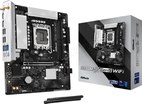 Photo de Carte Mère ASRock H810M-X Gen5 WiFi DDR (Intel LGA 1851) Micro ATX