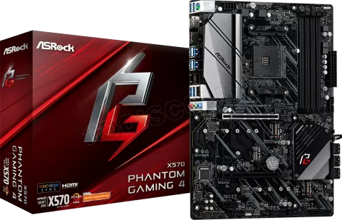 Photo de Carte Mère ASRock X570 Phantom Gaming 4 (AM4)