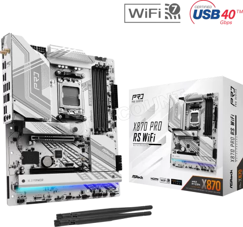 Photo de Carte Mère ASRock X870 Pro Race Sport WiFi (AMD AM5)