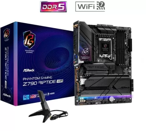 Photo de Carte Mère ASRock Z790 Phantom Gaming Riptide WiFi DDR5 (Intel LGA 1700)