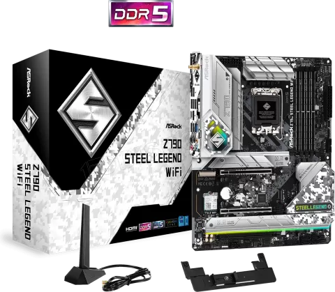 Photo de Carte Mère ASRock Z790 Steel Legend WiFi DDR5 (Intel LGA 1700)