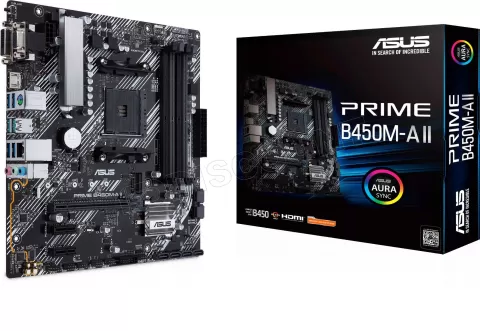 Photo de Carte Mère Asus Prime B450M-A II (AM4) Micro ATX