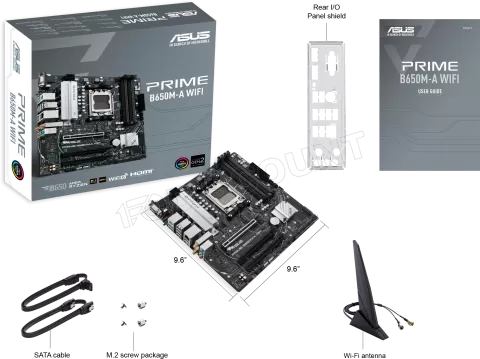 Photo de Carte Mère Asus Prime B650M-A WiFi (AM5) Micro ATX