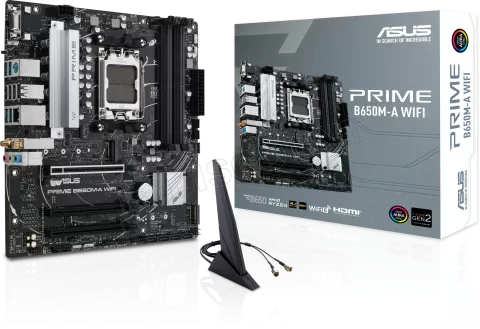 Photo de Carte Mère Asus Prime B650M-A WiFi (AM5) Micro ATX