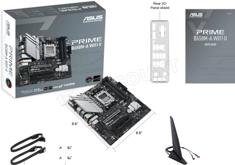 Photo de Carte Mère Asus Prime B650M-A WiFi II (AM5) Micro ATX