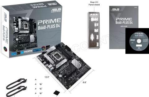 Photo de Carte Mère Asus Prime B660-Plus D4 (Intel LGA 1700)