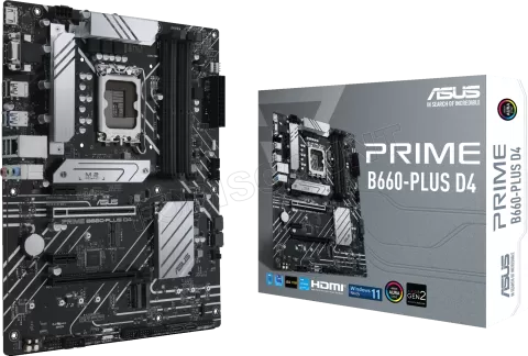 Photo de Carte Mère Asus Prime B660-Plus D4 (Intel LGA 1700)