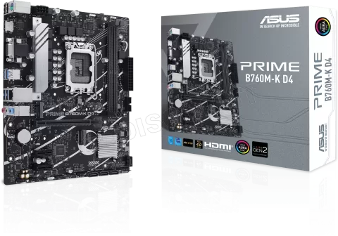 Photo de Carte Mère Asus Prime B760M-K DDR4 (Intel LGA 1700)