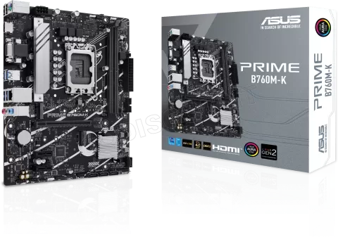 Photo de Carte Mère Asus Prime B760M-K DDR5 (Intel LGA 1700)