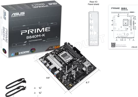 Photo de Carte Mère Asus Prime B840M-K (AM5) Micro ATX