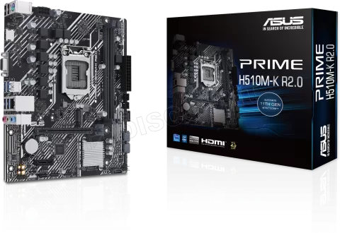 Photo de Carte Mère Asus Prime H510M-K R2.0 (Intel LGA 1200) Micro ATX