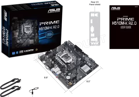 Photo de Carte Mère Asus Prime H510M-K R2.0 (Intel LGA 1200) Micro ATX