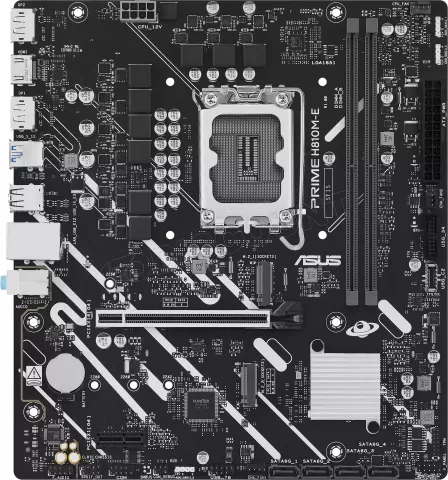 Photo de Carte Mère Asus Prime H810M-E-CSM (Intel LGA 1851) Micro-ATX
