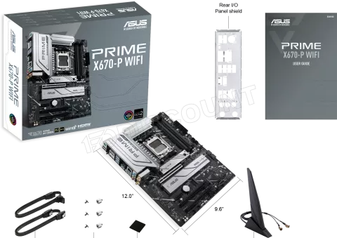 Photo de Carte Mère Asus Prime X670-P WiFi (AM5)