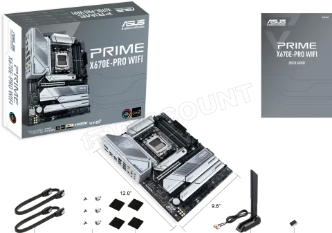 Photo de Carte Mère Asus Prime X670E-Pro WiFi (AM5)