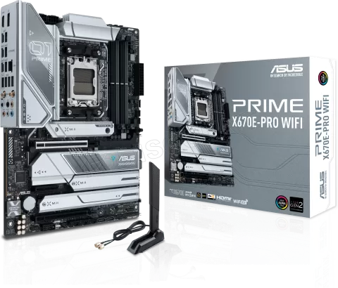 Photo de Carte Mère Asus Prime X670E-Pro WiFi (AM5)