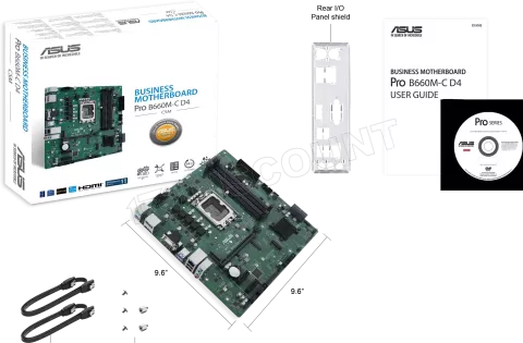 Photo de Carte Mère Asus Pro B660M-C D4-CSM (Intel LGA 1700) Micro ATX