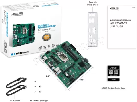 Photo de Carte Mère Asus Pro B760M-CT-CSM DDR5 (Intel LGA 1700) Micro ATX