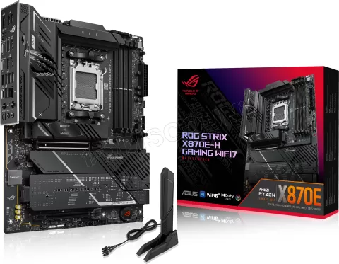 Photo de Carte Mère Asus Rog Strix X870E-H Gaming WiFi7 (AMD AM5)